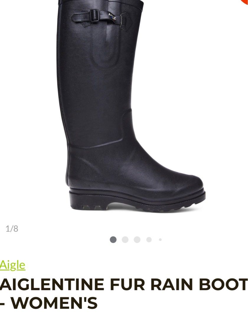 Aiglentine fur cheap boots