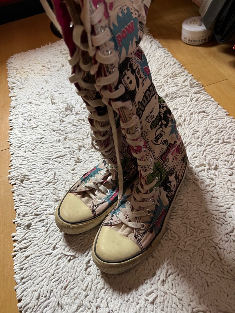 Airwalk knee hot sale high sneakers
