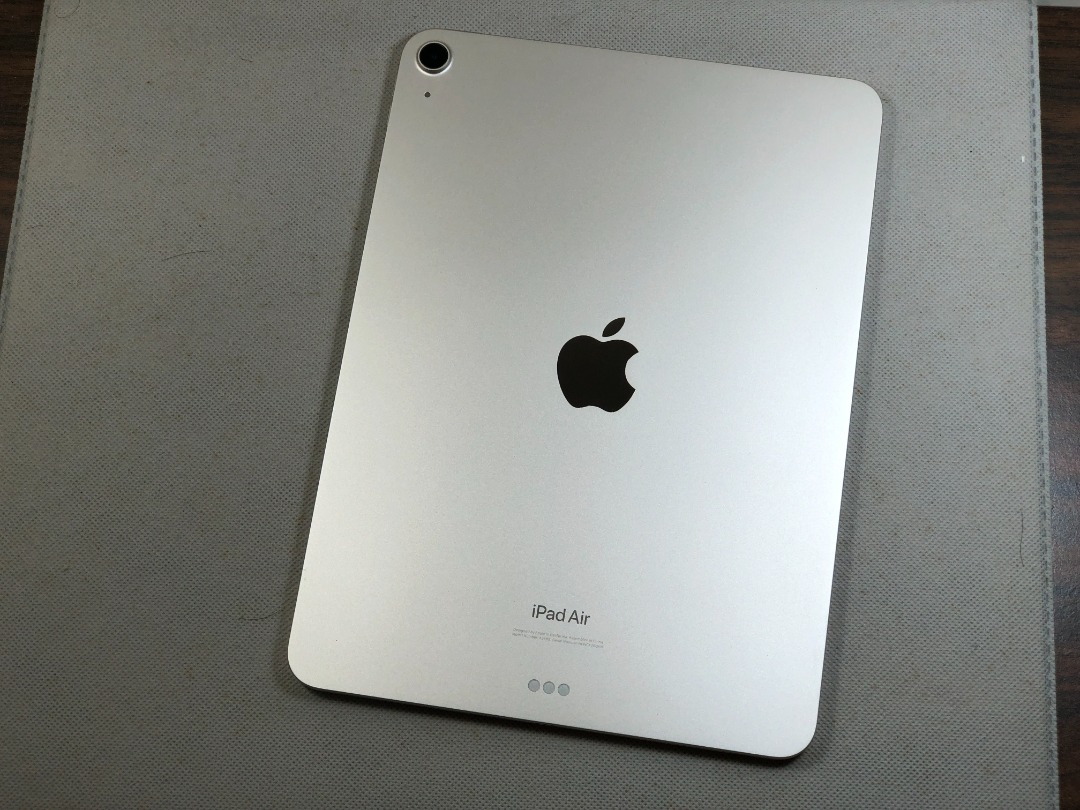 保固內Apple iPad Air 5 64G 台版Air5 金色蘋果平板, 手機及配件, 平板