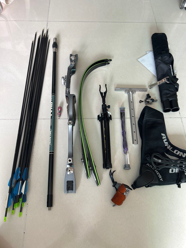Archery Recurve Bow Full Set, Sports Equipment, Other Sports Equipment