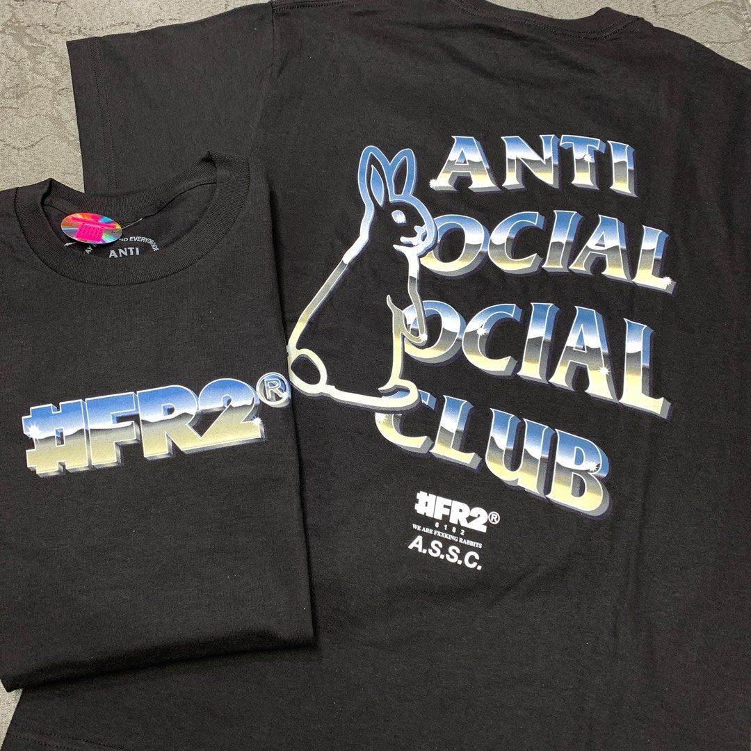 fr2 anti social social club tee（Fr2 Assc T-shirt Size M