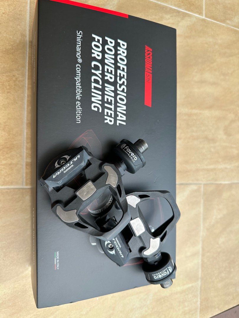 Assioma DuoShi Power Meters with Shimano Ultegra Pedals, Sports