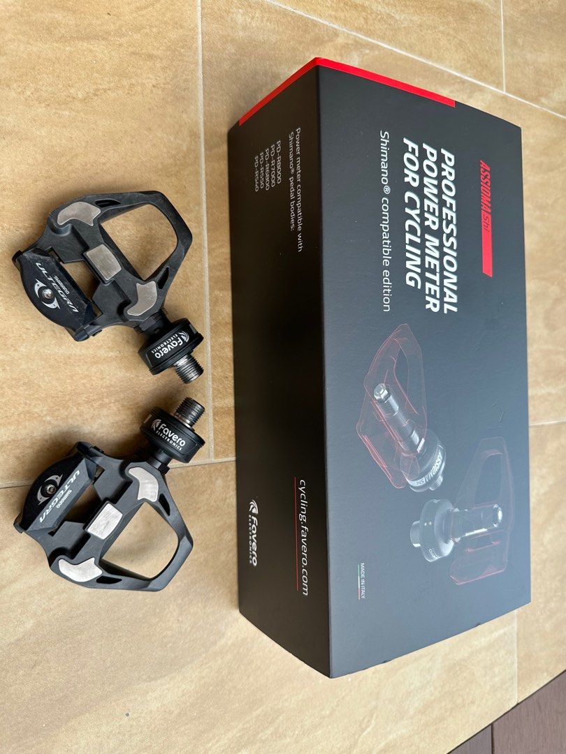 Assioma DuoShi Power Meters with Shimano Ultegra Pedals, Sports
