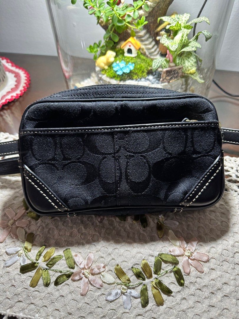Coach double zip belt bag outlet