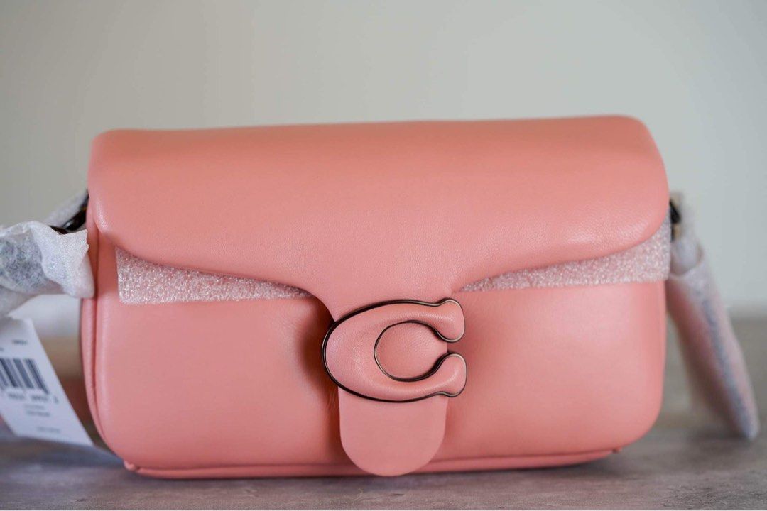 New! Coach Pillow Tabby Taffy Pink/Candied Orange 