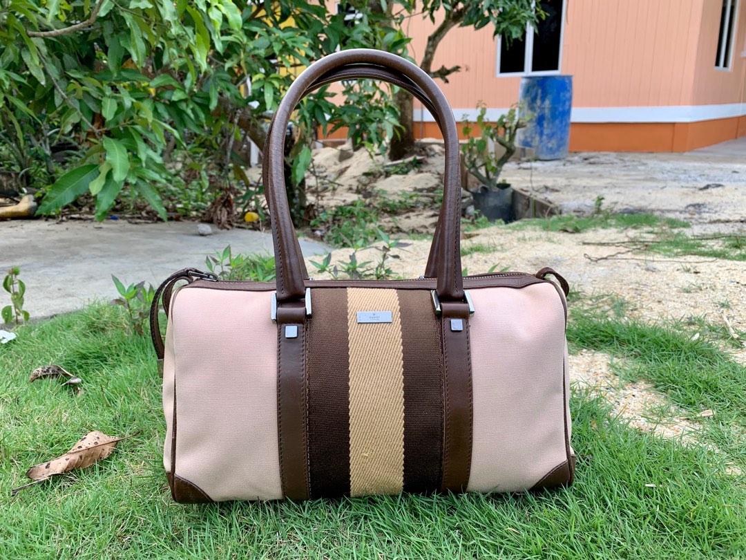 Authentic Gucci Vintage Web Small Joy Boston Bag