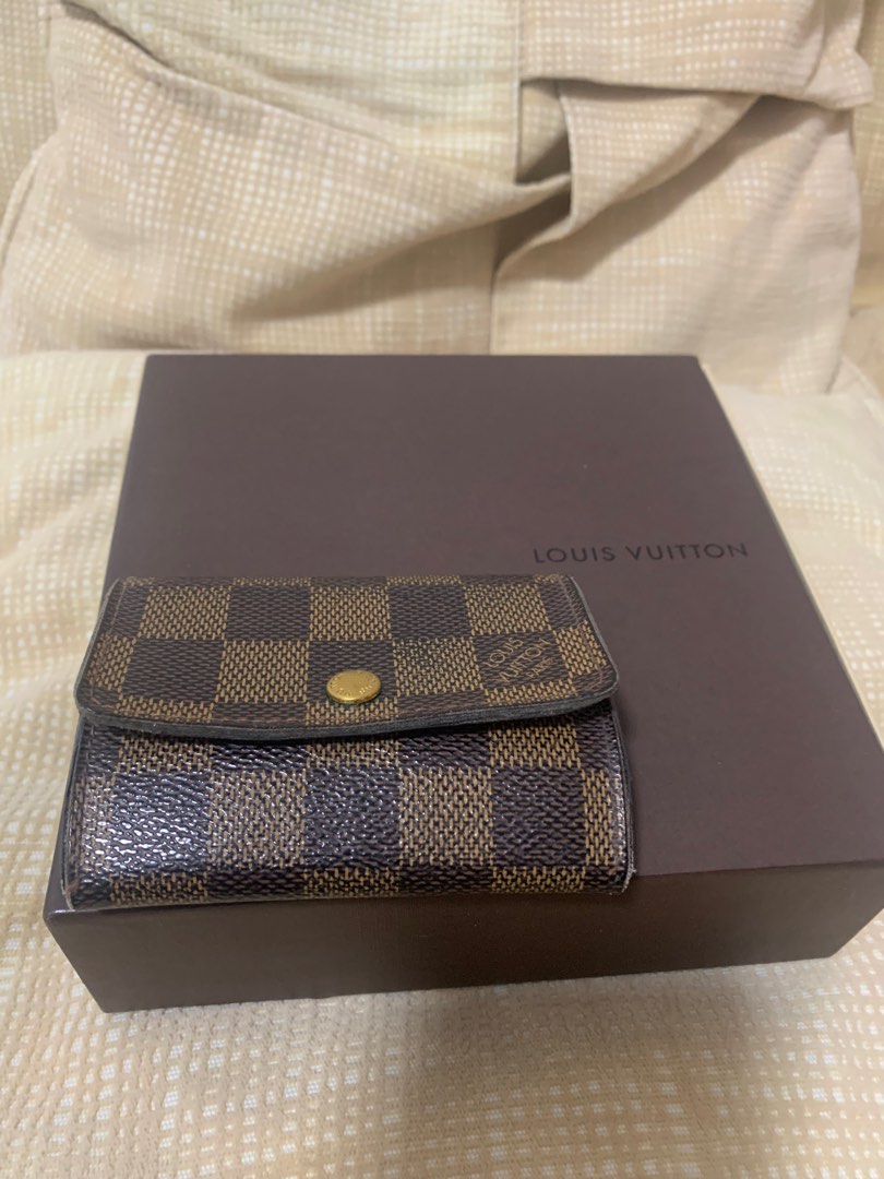 Louis Vuitton Damier Ebene Key Pouch/Card Holder/ Coins Purse, Luxury, Bags  & Wallets on Carousell