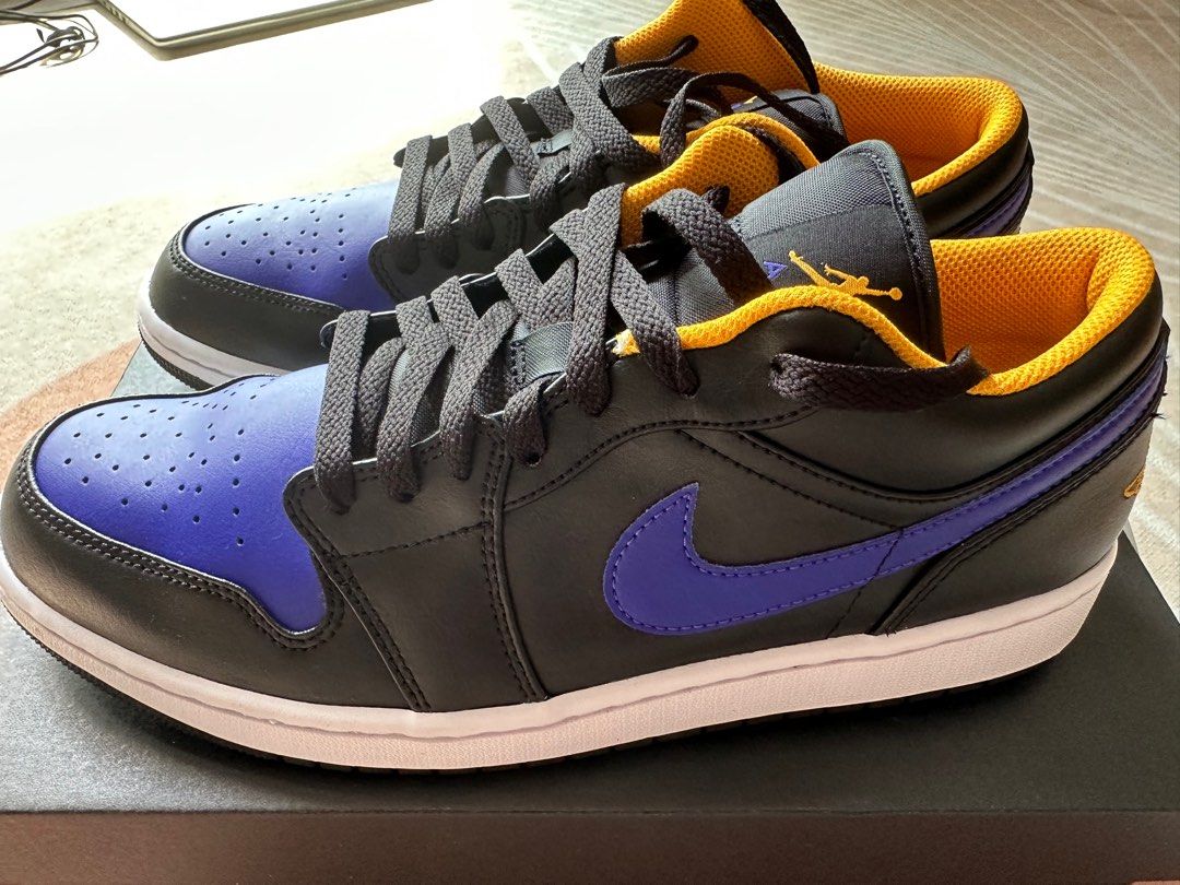 Air jordan 1 low lakers top