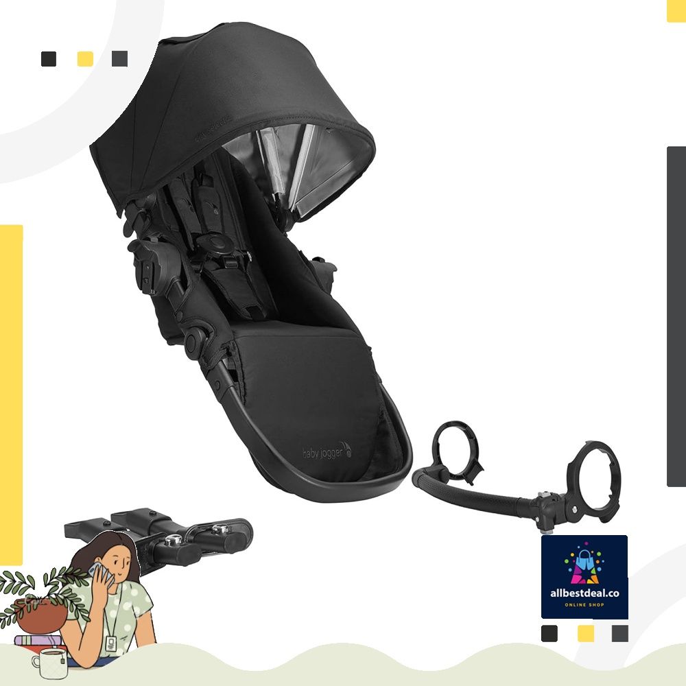 Baby Jogger City Select 2 Eco + Second seat Lunar Black Bundle