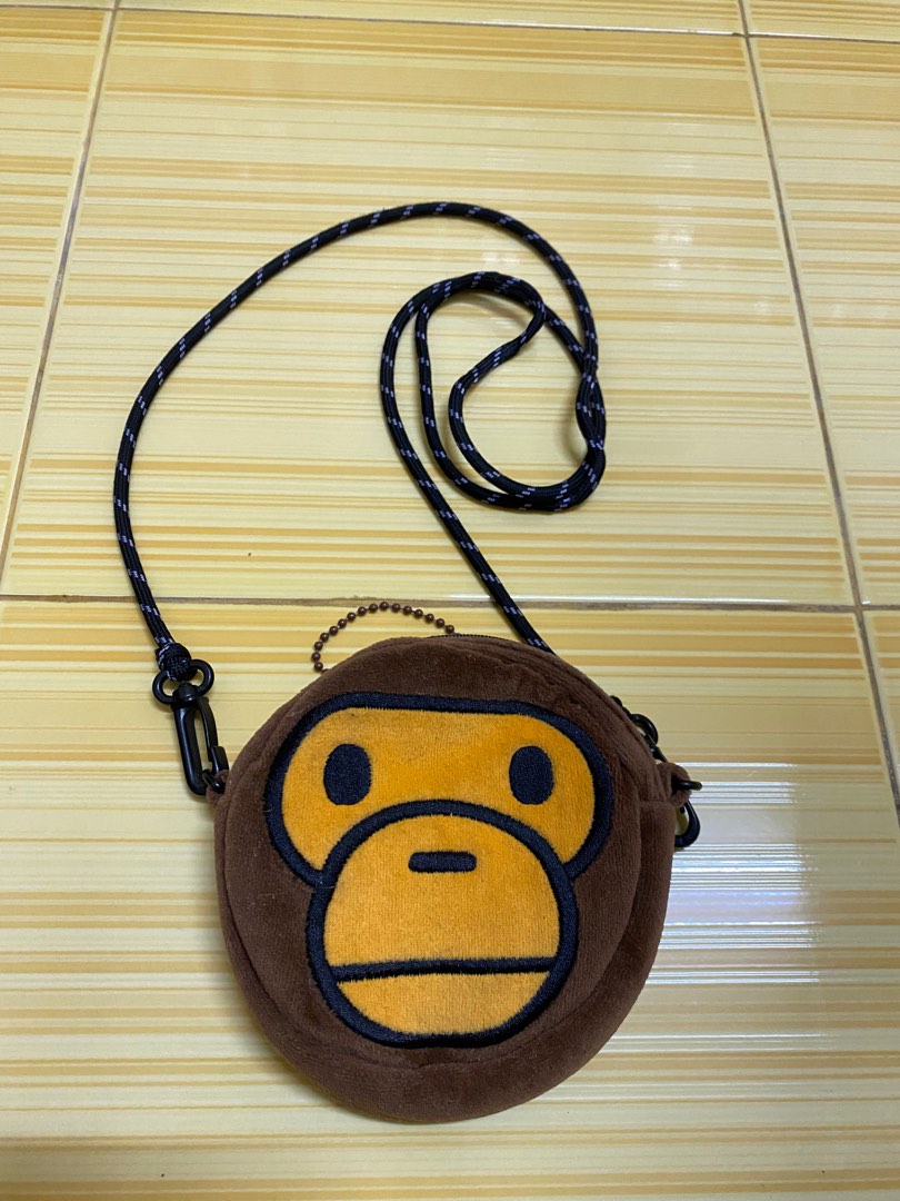 BAPE Baby Milo Face Sling Bag, Men's Fashion, Bags, Sling Bags on Carousell