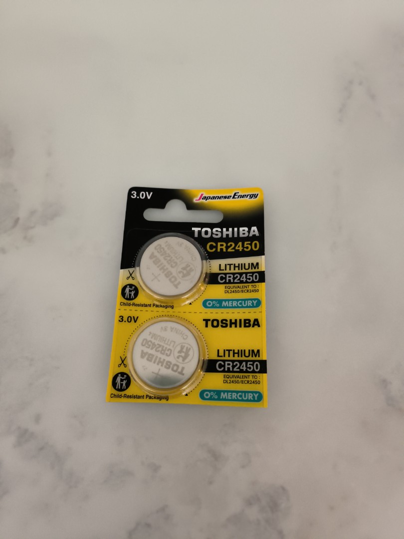 CR2450 Toshiba Lifestyle Products, Battery Products