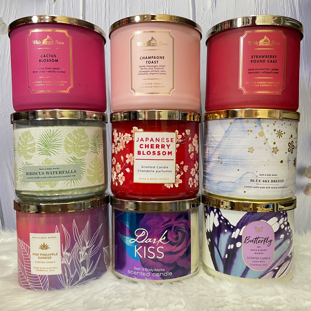 BBW 3 wick Scented Candles on Carousell