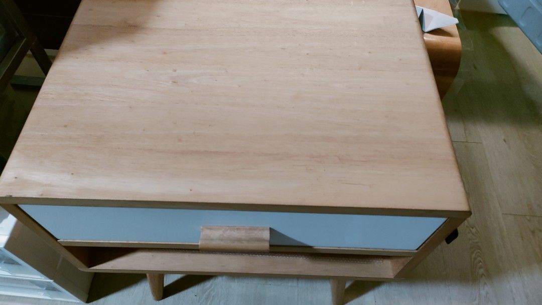 Bedside Table (Category: Other Home Furniture) located in Singapore. Submitted by sh1234 (Listing ID 1245963674, Image 3). Description: Bedside table not in use as sold away bed frame. L56 cm x W40.5 cm x H60.5 cm..