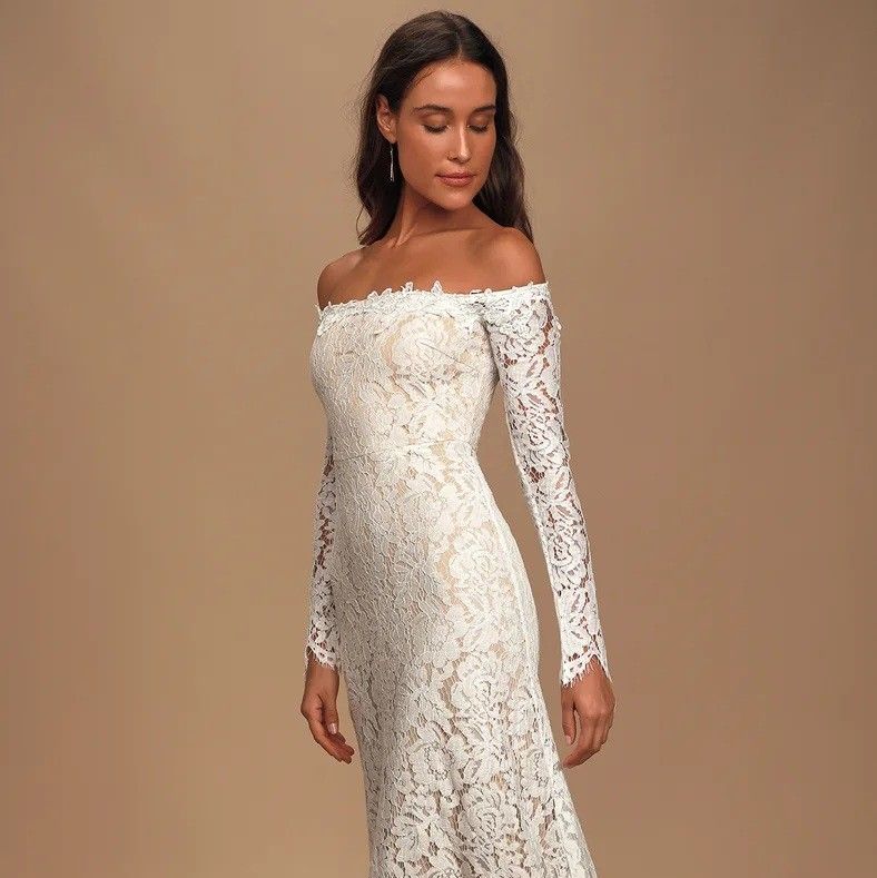 White lace clearance cocktail dress wedding
