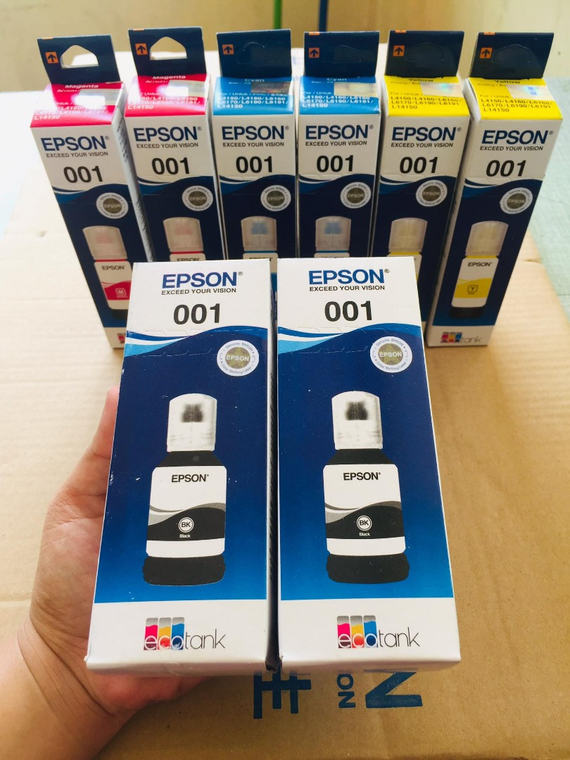 BRAND NEW EPSON 001 INK SET FOR SALE!!! CALL TO ORDER 09357851806 ...