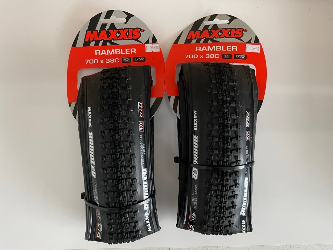 Brand new Maxxis Rambler EXO TR 700x38mm 120 TPI, Sports Equipment