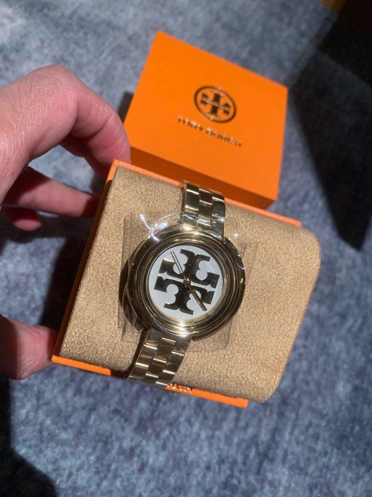 Gold tory burch watch hotsell