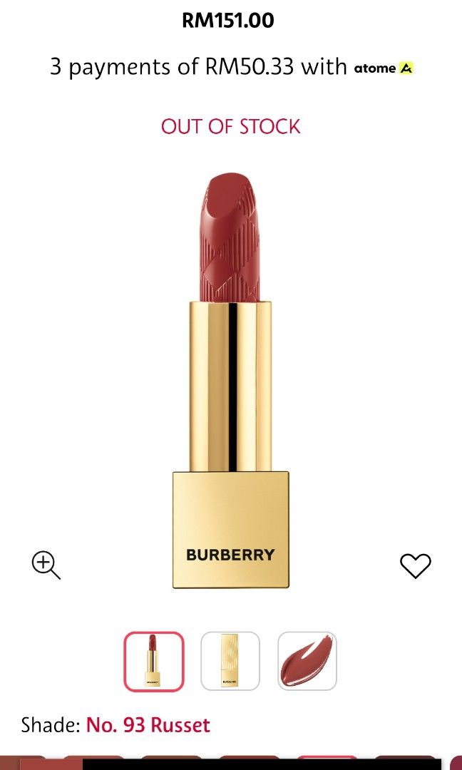 burberry kisses no.93