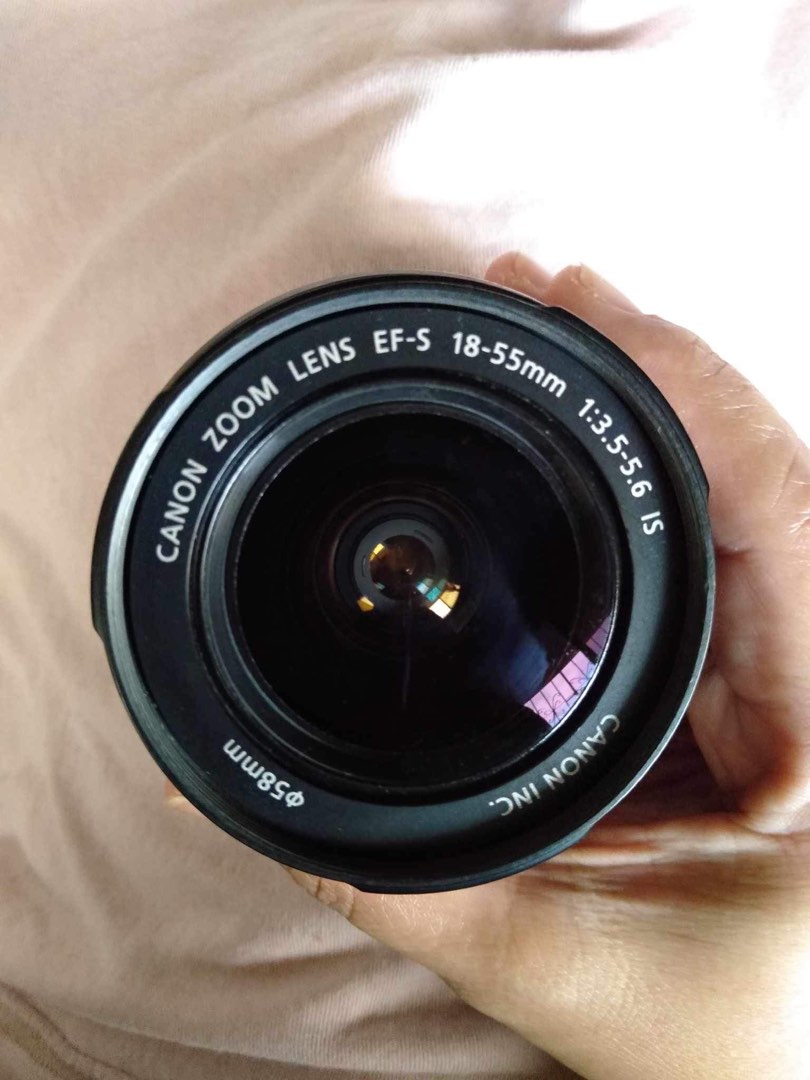 Canon Zoom Lens EF-S 18-55mm IS, Photography, Lens & Kits on Carousell