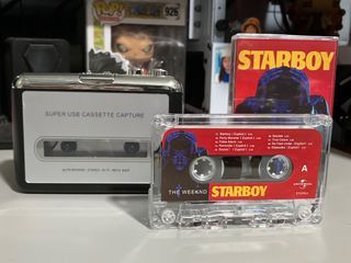 Casette Tape Starboy + Casette Player bundle