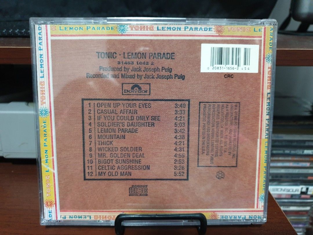 CD TONIC - Lemon Parade US press alternative rock on Carousell