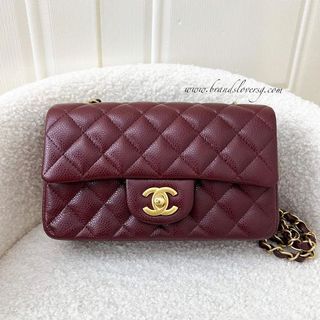 Affordable chanel classic burgundy For Sale