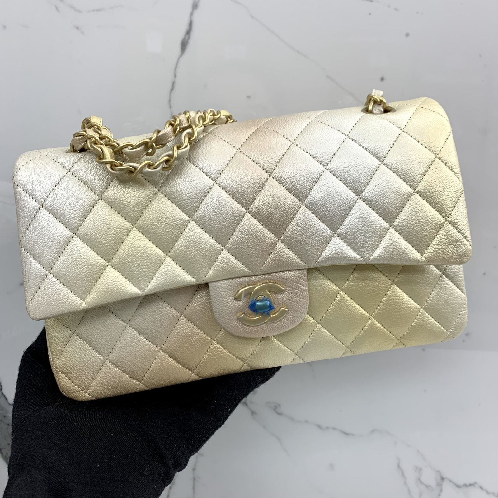 Handbags Chanel Chanel Large Classic Handbag Chain Shoulder Bag Flap Black Caviar
