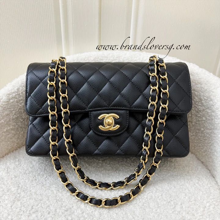 Chanel black pink flapbag, Luxury, Bags & Wallets on Carousell