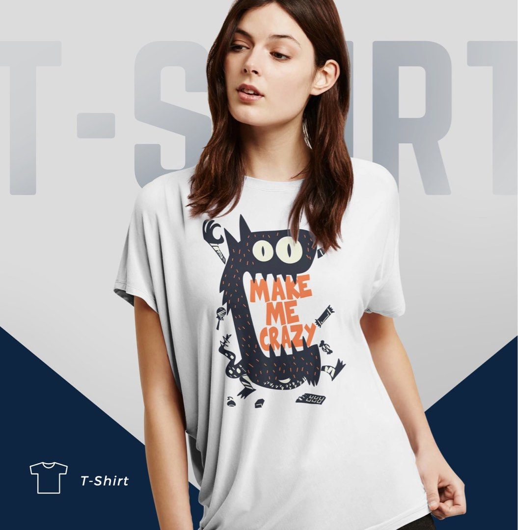 Cloth design cloth printing Custom T shirt Dri Fit Cotton Men s Fashion Tops Sets Tshirts Polo Shirts on Carousell
