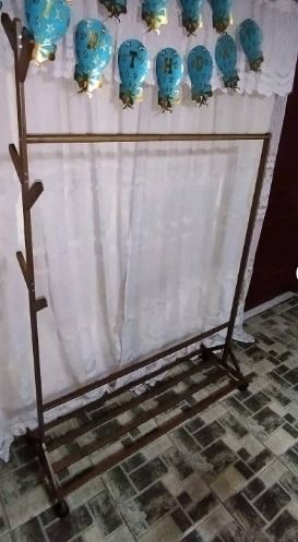COD - SALE!!! Clothes Drying Rack, Jacket Rack, Hat Rack, Hanger Rack - Home Furniture (Brown Color) - 100CM