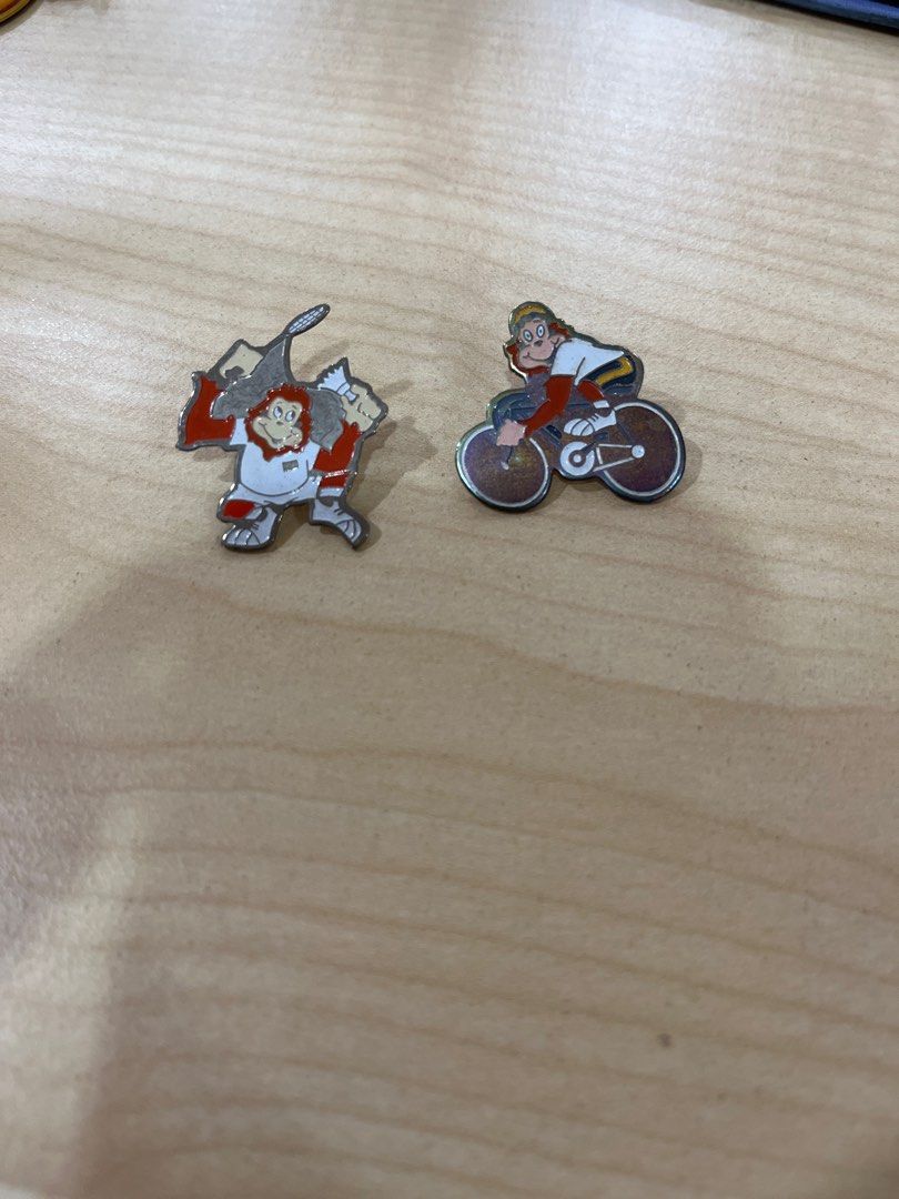 Commonwealth Wira Mascot Pins 1998, Hobbies & Toys, Collectibles ...