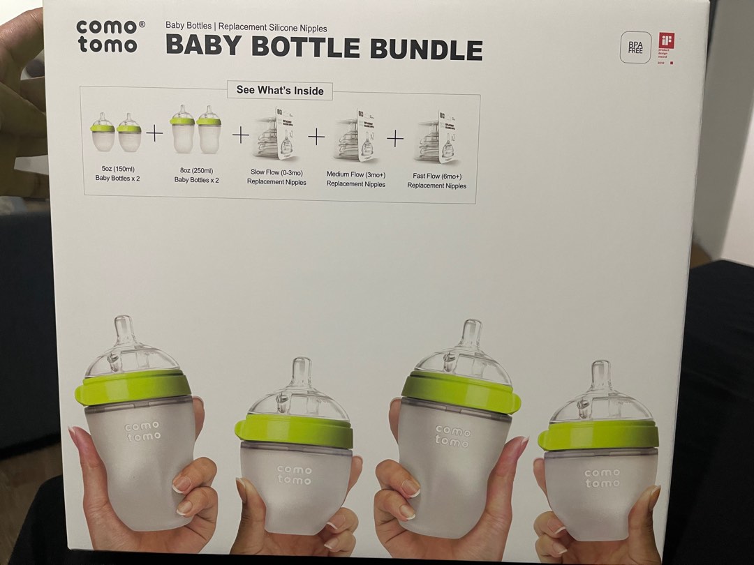 Comotomo Baby Bottle Bundle, Babies & Kids, Nursing & Feeding