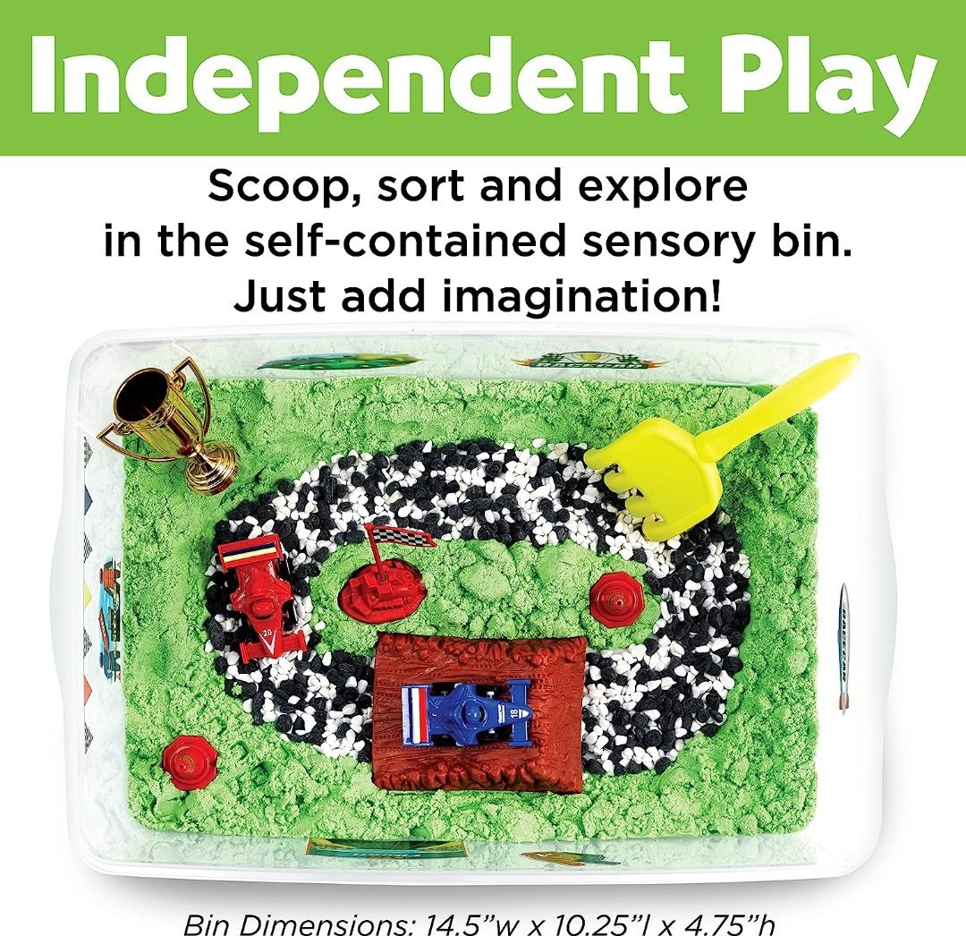 Creativity for Kids Sensory Bin: Race Track - Fine Motor Skills Toys ...