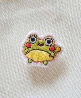 Custom pin patch| embroidered pins | cute gift idea | handmade |