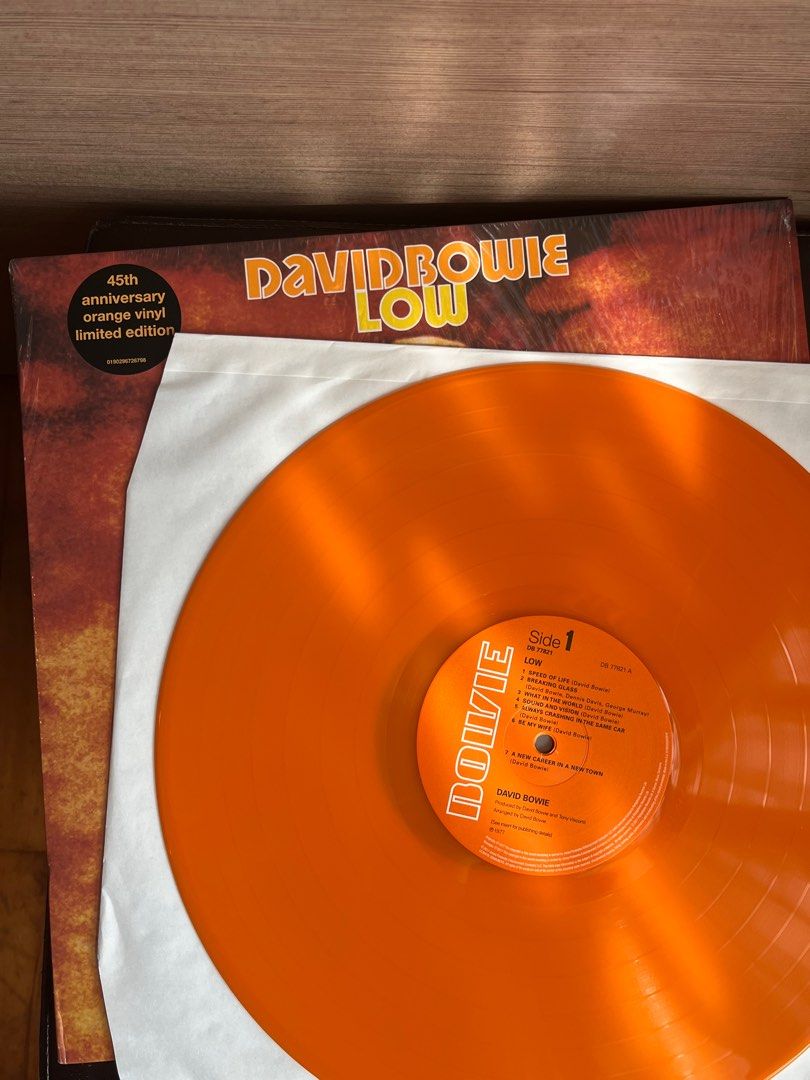 David Bowie Low (45th anniversary orange Vinyl), Hobbies & Toys, Music ...