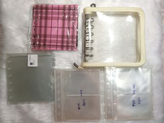 Decluttering sale A7 Binder Collectbook Glitter and refill