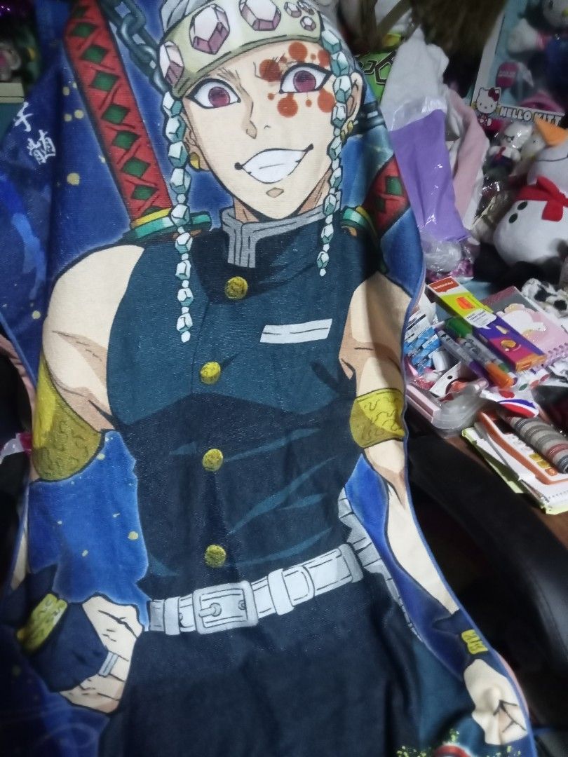 Demon slayer bath towel japan on Carousell