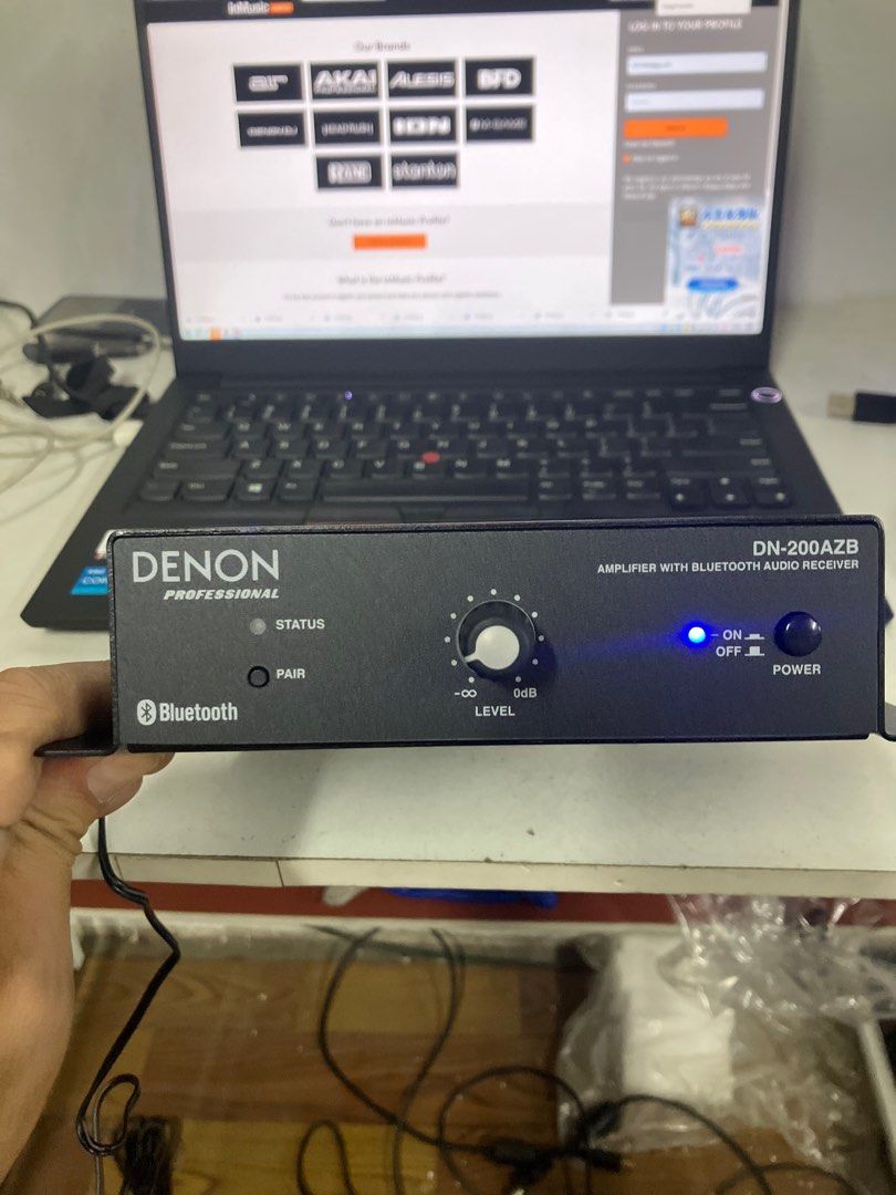 Denon Professional DN-200AZB | Compact Amplifier with Bluetooth ...