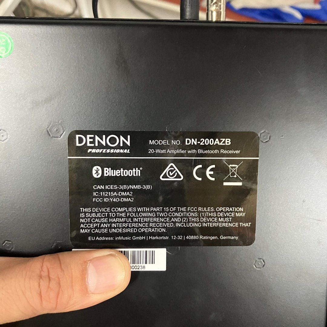 Denon Professional DN-200AZB | Compact Amplifier with Bluetooth ...