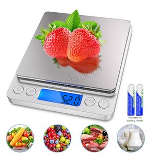 RESHY High Precision 3kg x 0.1g Lab Scale Digital Kitchen Scale Large Food  Gram Scale Industrial Counting Scale Jewery Scientific Scale,for