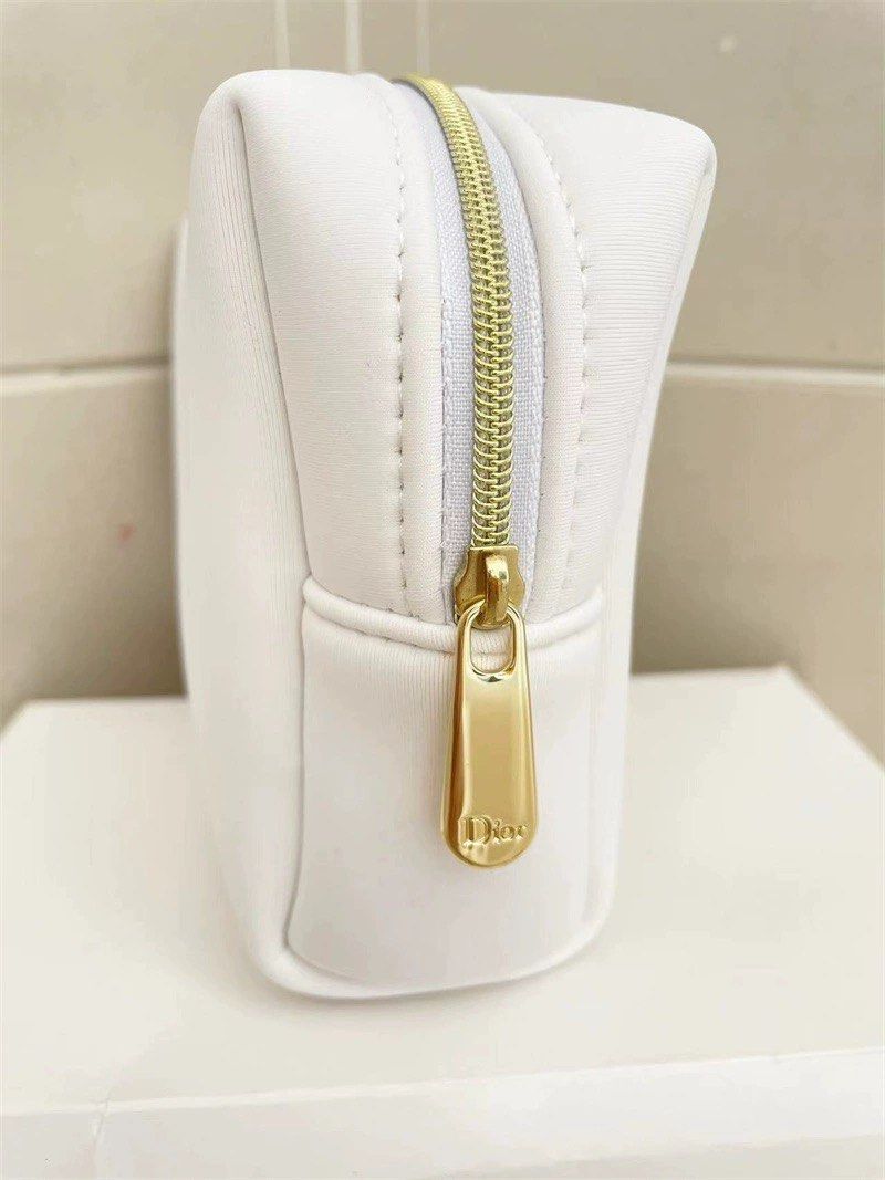 Dior White Makeup Pouch Women s Fashion Bags Wallets Purses Pouches on Carousell