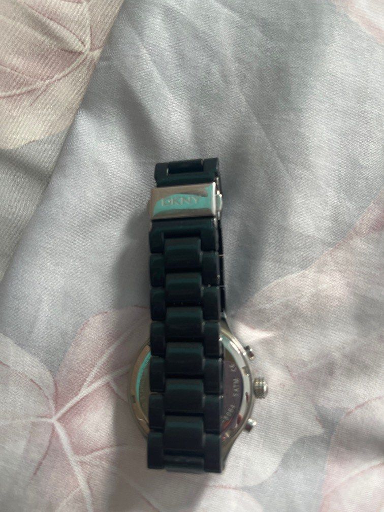 Dkny black ceramic watch clearance