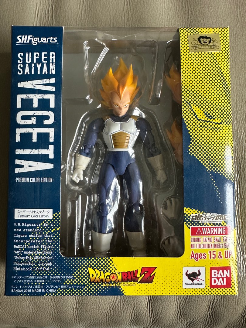Dragon Ball SH Figuarts Super Saiyan Vegeta Premium Color Edition ...