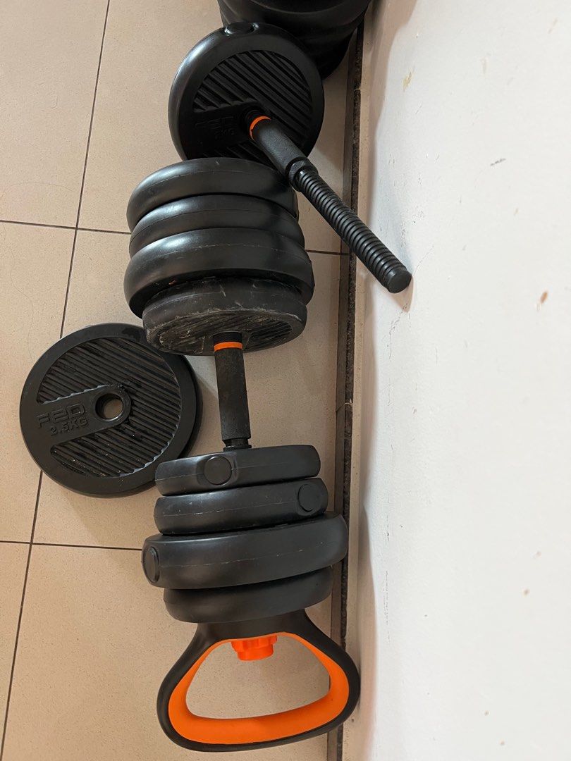 Dumbbell Set, Sports Equipment, Exercise & Fitness, Weights & Dumbbells