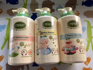 Enfant Organic Moisture Bath Set for Babies - 400 mL Bottles