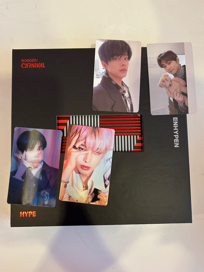 EN- ENHYPEN BORDER : CARNIVAL Official Photocard Lenticular Card Hype Ver Tingi S40504537 P8255418710