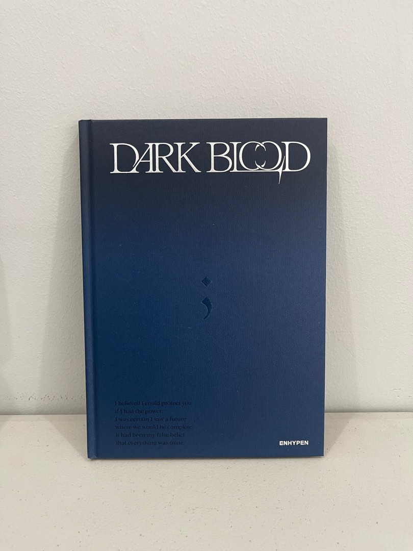 Enhypen Dark Blood Standard ver album, Hobbies & Toys, Music & Media