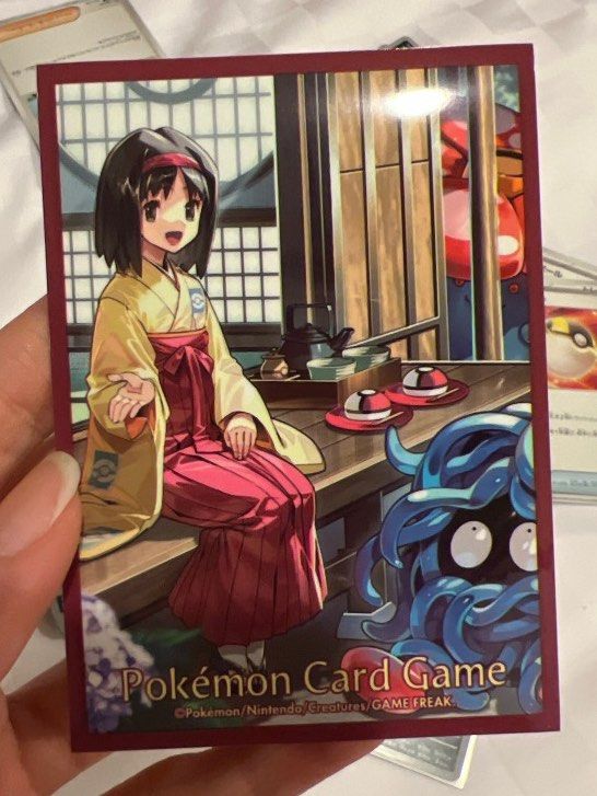 Pokemon Sleeves Pokmon Card: Erika's Day Off - Full Art Japanese Pokmon  Center Original Pokemon Master Ballin Pokemon Individual Trading Cards