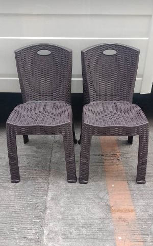 EVERGOOD RATTAN MONOBLOCK CHAIRS, Furniture & Home Living, Furniture ...