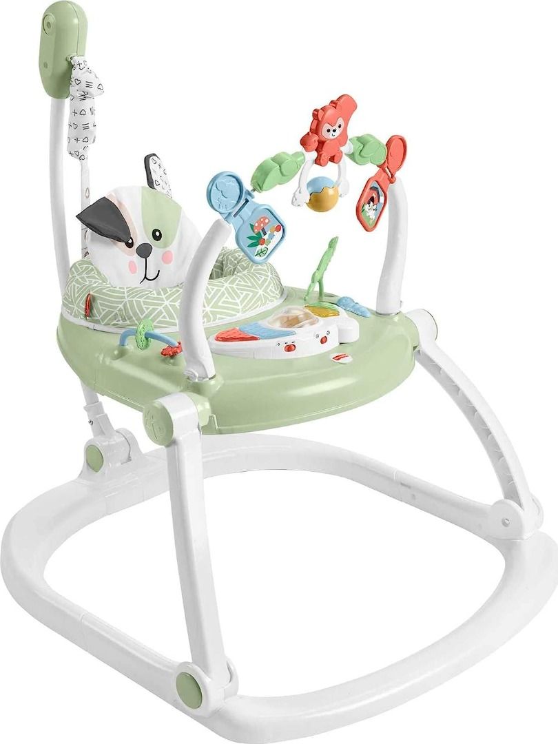 Fisher Price SpaceSaver Jumperoo Puppy Perfection, Babies Kids